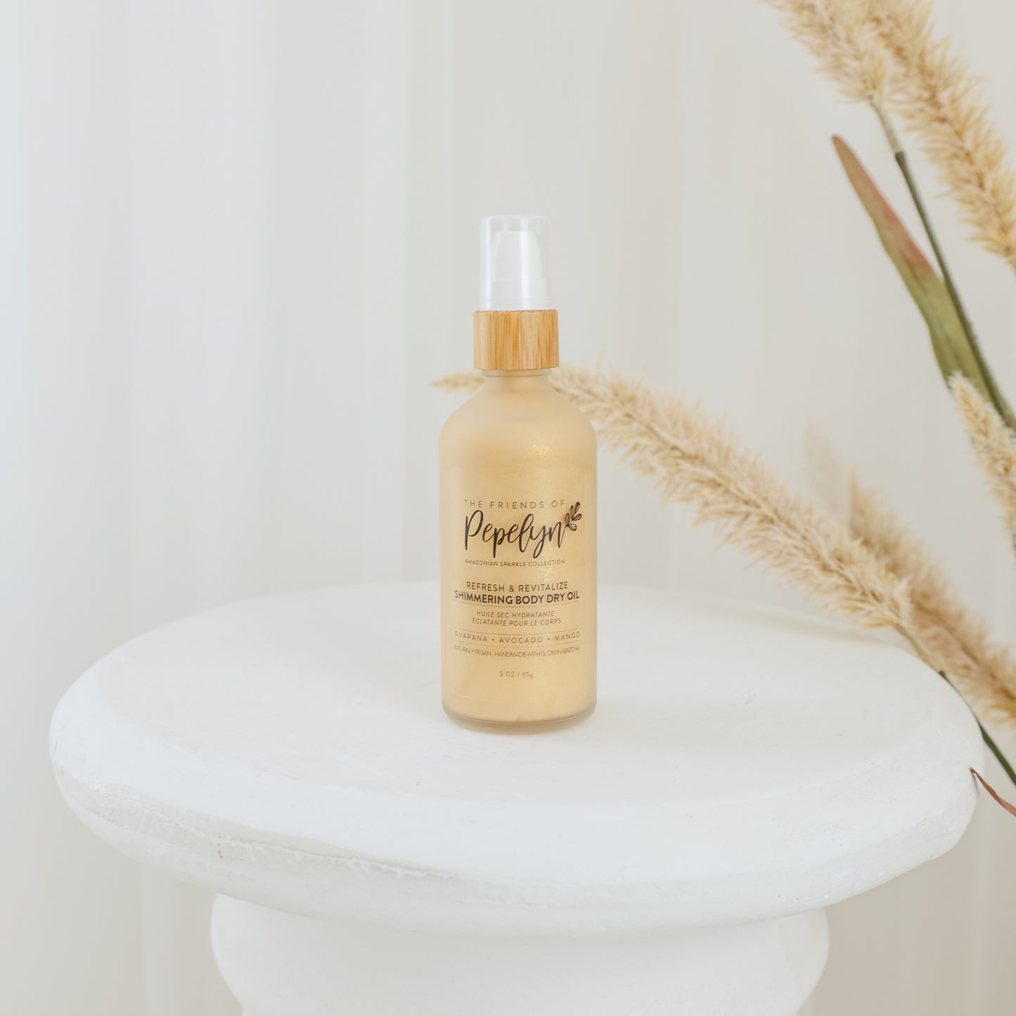 Refreshing and Revitalized Shimmery Body Dry Oil