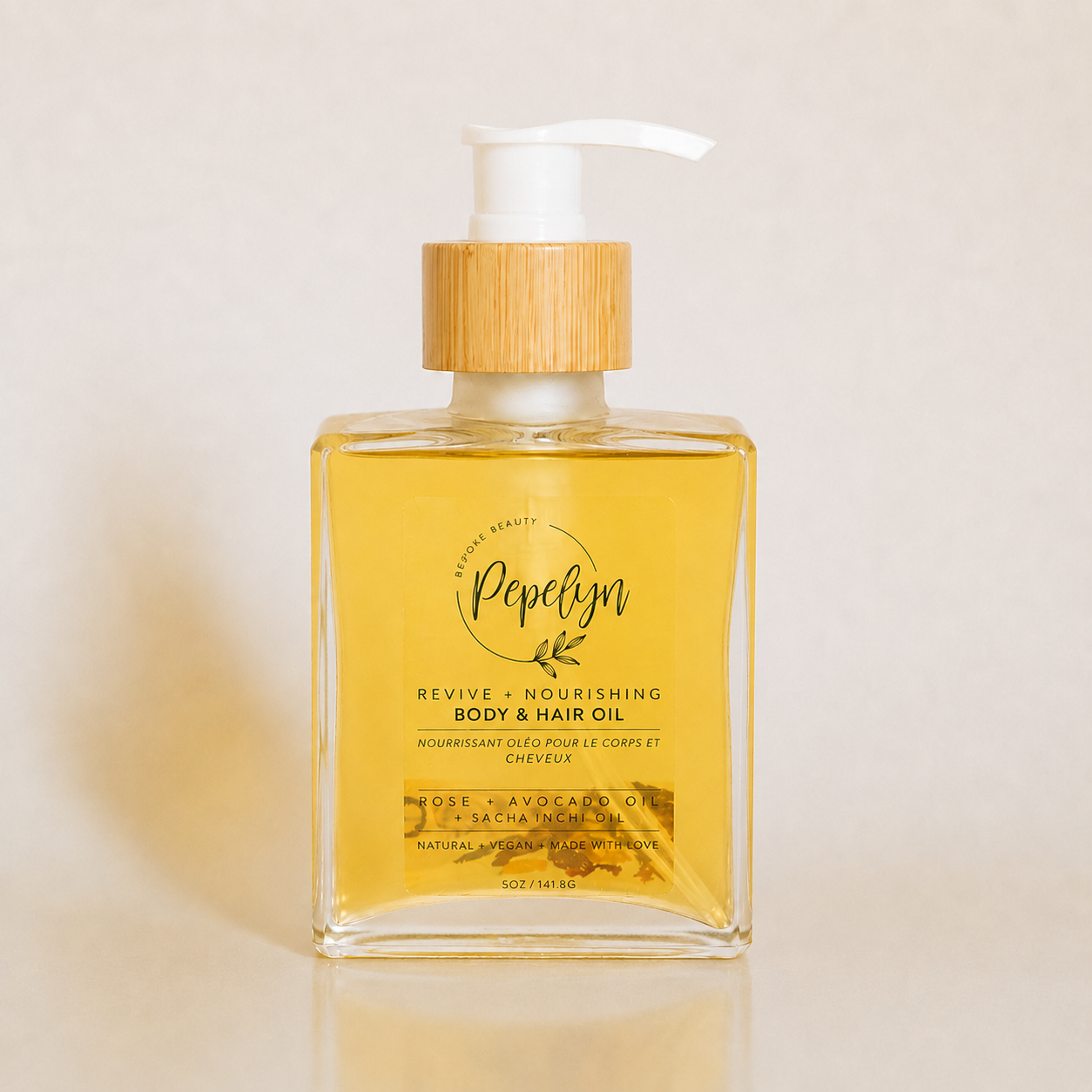 Sacha Inchi  +Avocado + Roses ,  Body & Hair Oleo, Revive and  Moisturizing