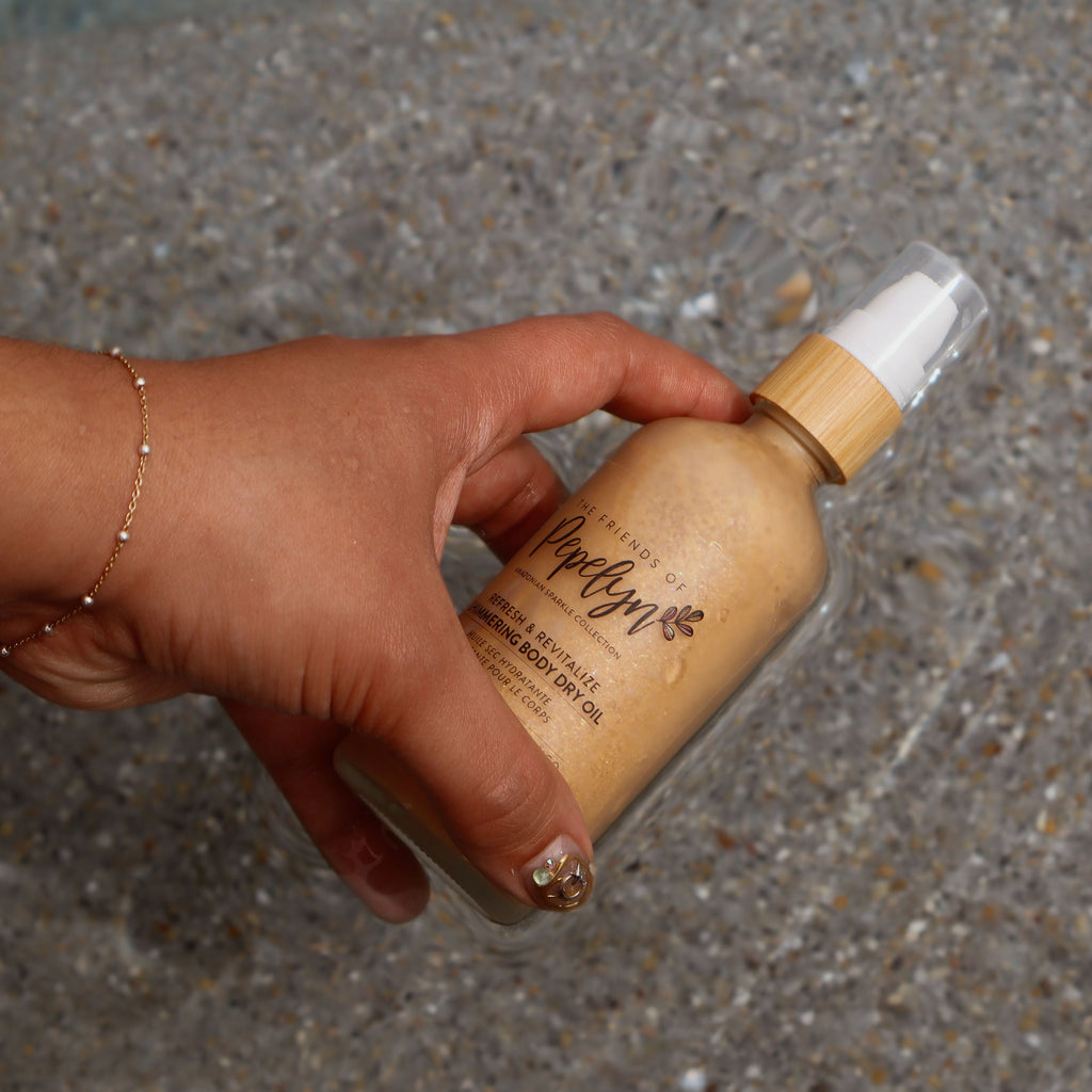 Refreshing and Revitalized Shimmery Body Dry Oil