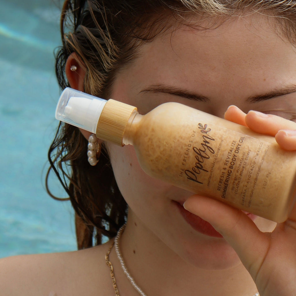 Refreshing and Revitalized Shimmery Body Dry Oil